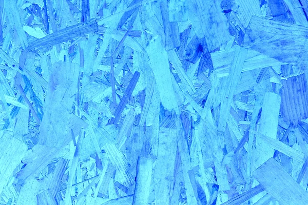 Gestructureerd Samengeperst Houten Paneel Blauwe Toon Detail Gerecycleerd Materiaal Hout — Stockfoto
