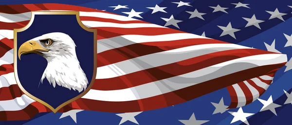 Le symbole national des États-Unis — Image vectorielle