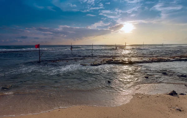 View of Indian ocean in the dusk — Stock Photo, Image