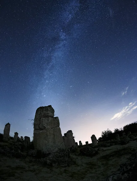 Milky way over Stones