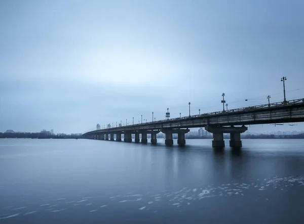 Patonas Brücke Bei Blauem Nebel — Stockfoto