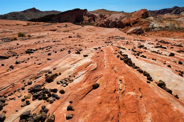 Údolí ohně stát park, nevada — Stock fotografie