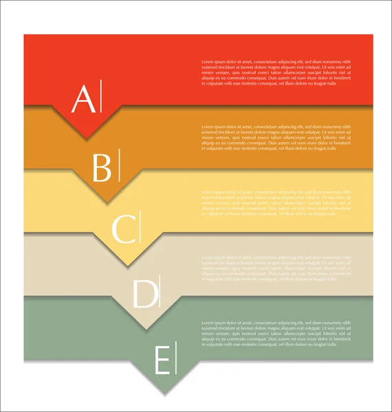 Plantilla abstracta de diseño moderno — Vector de stock