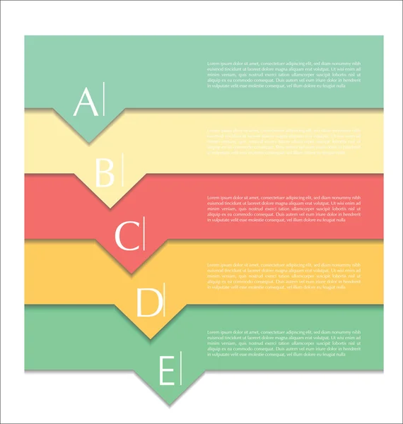 Plantilla abstracta de diseño moderno — Vector de stock