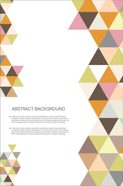 Plantilla de fondo de diseño geométrico abstracto — Vector de stock