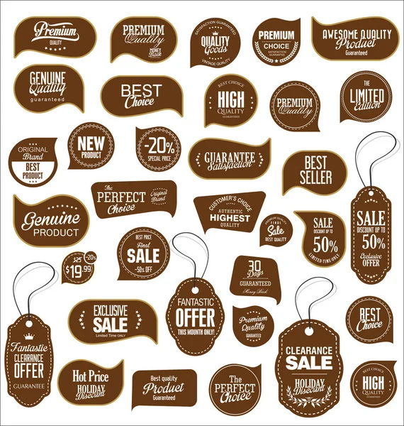 Modern badges and labels collection — Stock Vector