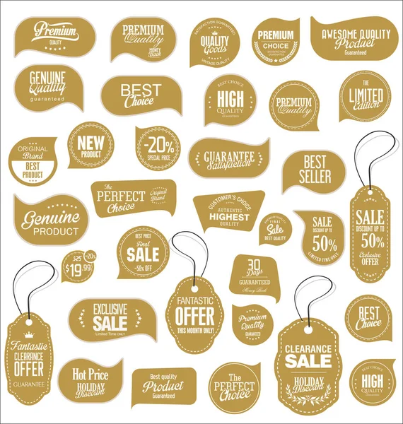 Modern badges and labels collection — Stock Vector