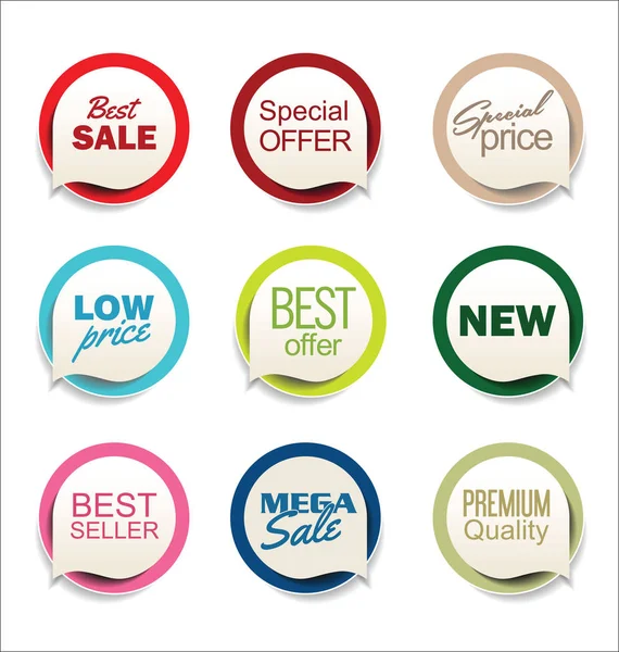 Modern Satılık çıkartma koleksiyonu