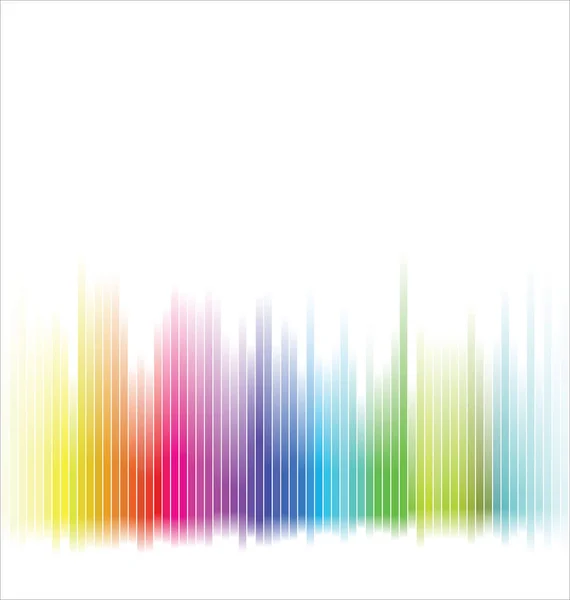 Abstraktní barevné spektrum duhy pozadí — Stockový vektor