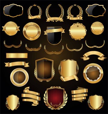 Altın rozet koleksiyonu. Şöhret ve kurdeleler. 