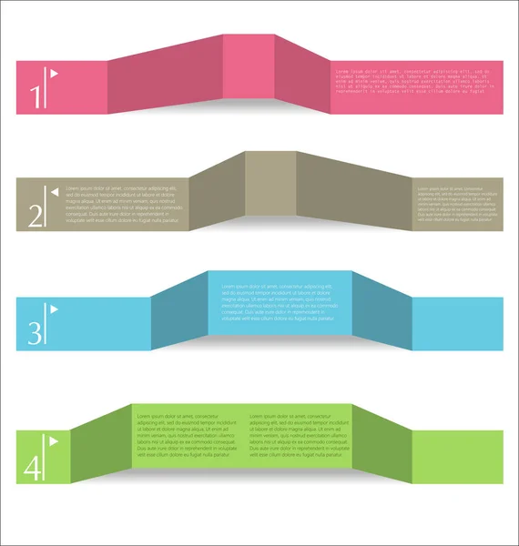 Nowoczesne Abstrakcyjne Infograficzne Kolorowe Tło — Wektor stockowy