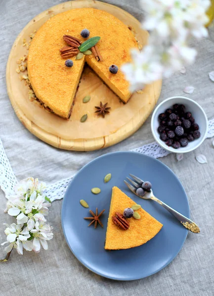 Fındıklı balkabaklı cheesecake