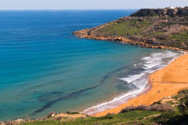 Malta'da güzel plajı