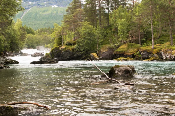 Paisaje en Noruega — Foto de Stock