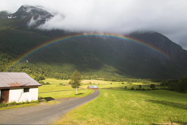 Arco iris dos Noruega — Foto de Stock