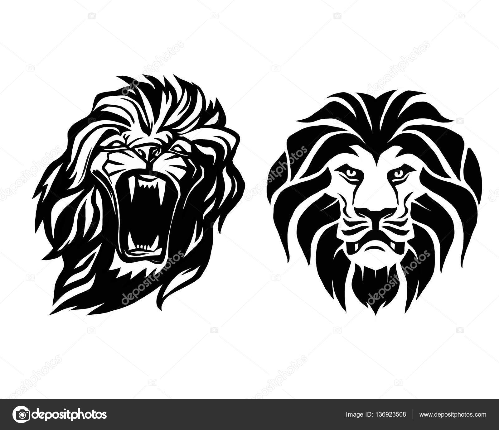 Lion Spartan Tattoo Design White Background (Download Now) 