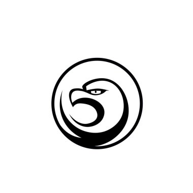 Kartal vektör Logo şablonu
