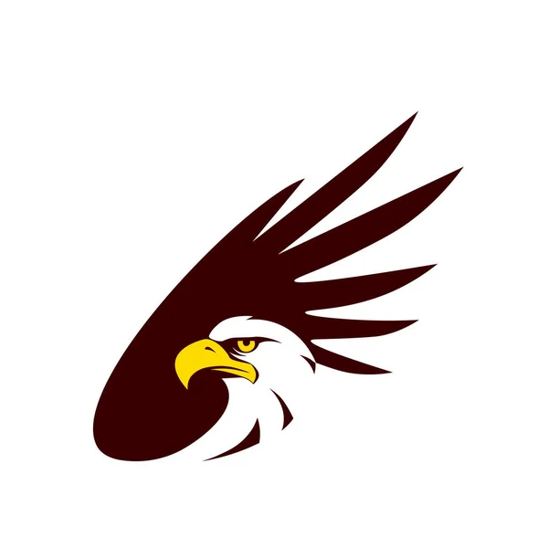 Vorlage: Adler-Vektor-Logo — Stockvektor