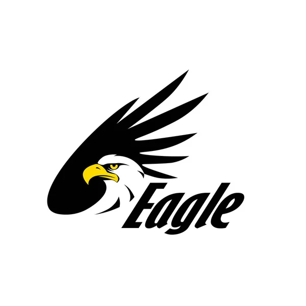 Vorlage: Adler-Vektor-Logo — Stockvektor