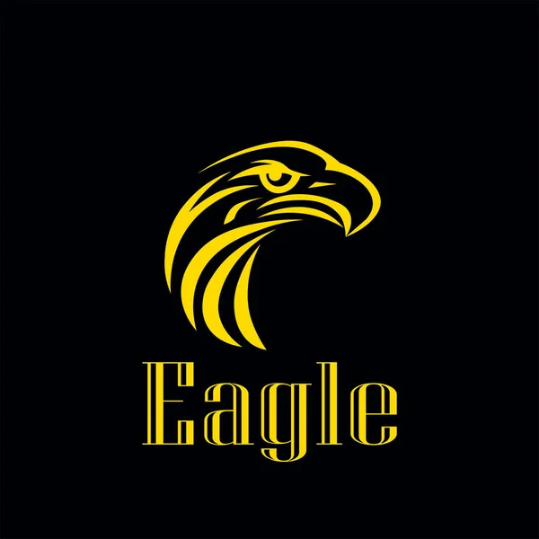 Modèle de logo vectoriel de l'aigle — Image vectorielle