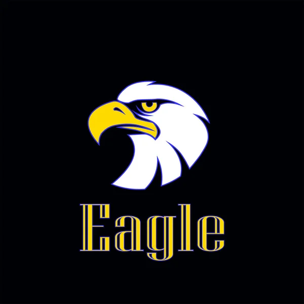 Modèle de logo vectoriel de l'aigle — Image vectorielle