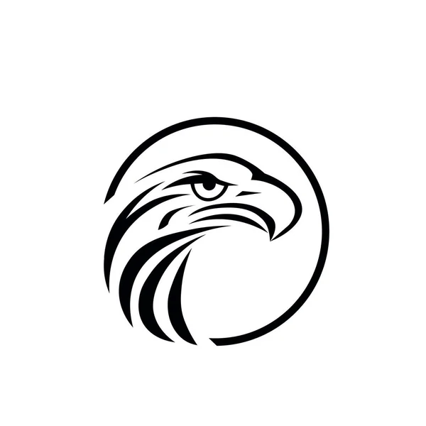 Vorlage: Adler-Vektor-Logo — Stockvektor
