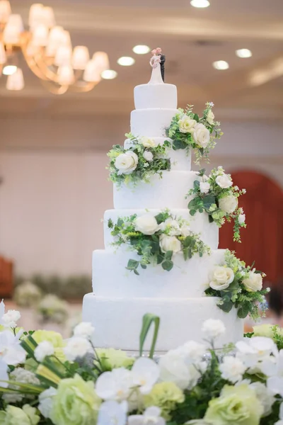 Hermosa Torta Para Ceremonia Boda — Foto de Stock