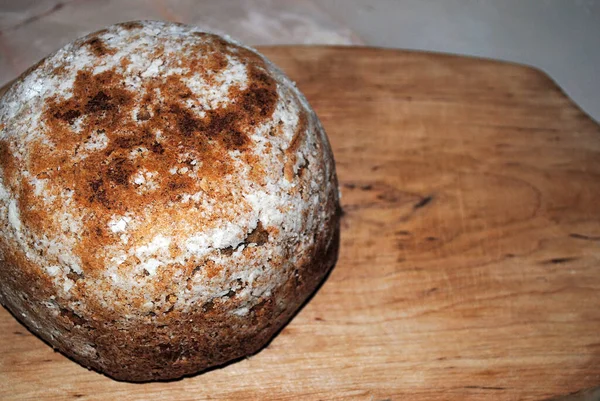 Pane Senza Glutine Una Tavola Legno — Foto Stock