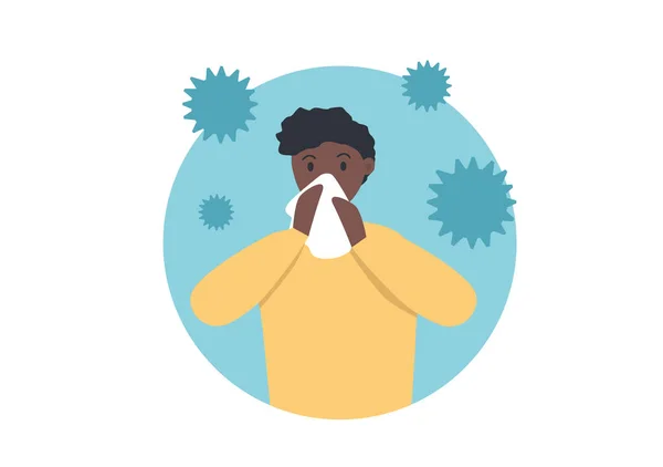 Coronavirus Symptomen Banner Gewoon Vector Illustratie — Stockvector