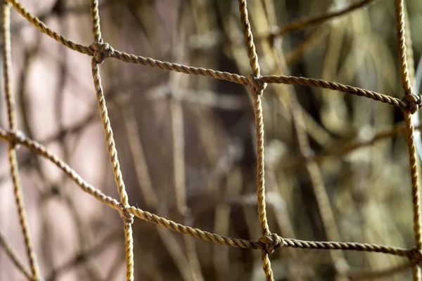 Örgü Iplik Torbaları Duvarda Gölgeler Var — Stok fotoğraf