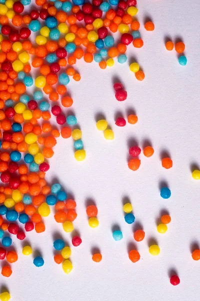 Abstrakta Bubblor Bakgrund Med Färgglada Cirklar — Stockfoto