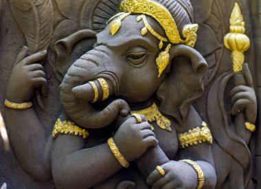 Ganesha heykeli Tanrı'nın