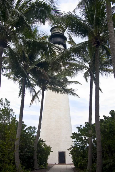 Latarni Morskiej Cape Florida Bill Baggs Florida Park Key Biscayne — Zdjęcie stockowe