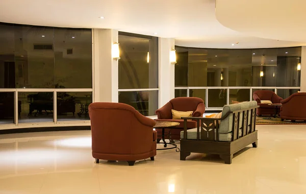 Lobby moderna per hotel a cinque stelle — Foto Stock
