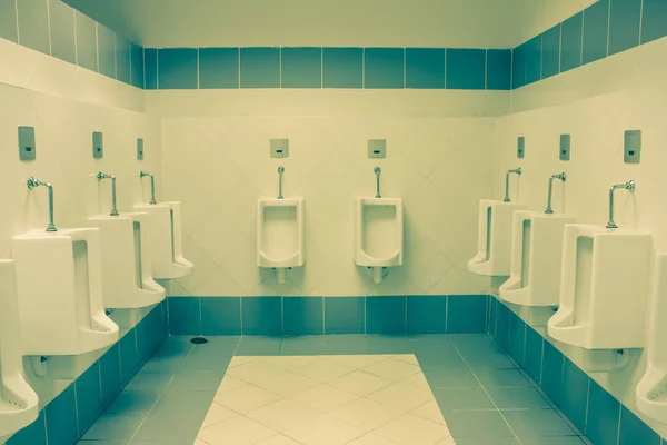 Split toning  comfort Toilet Urinals — Stock Photo, Image