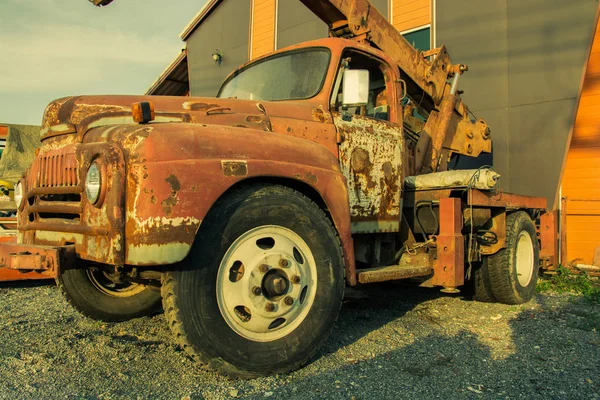 Mobile crane. Split tining — Stock Photo, Image