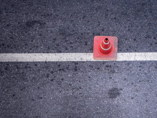 プラスチック製の道路フェンシングが — ストック写真