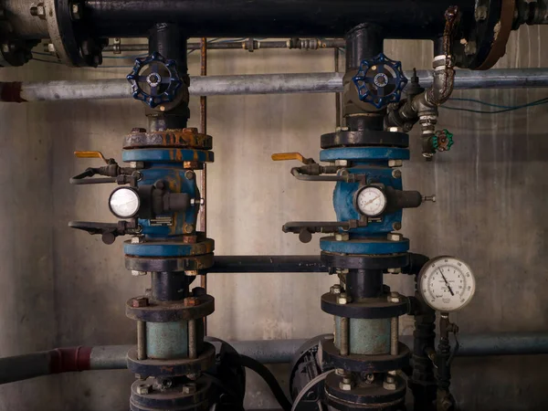 Wasserpumpe Booster System Panel Für Rohrleitungen Und Brandschutzsystem — Stockfoto