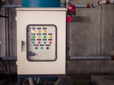 Su pompası güçlendirme sistemi boru ve ateş kontrol sistemi için paneli
