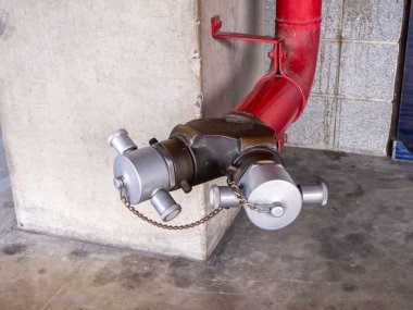 Kırmızı su borusu ve yangın vanası kontrol paneli