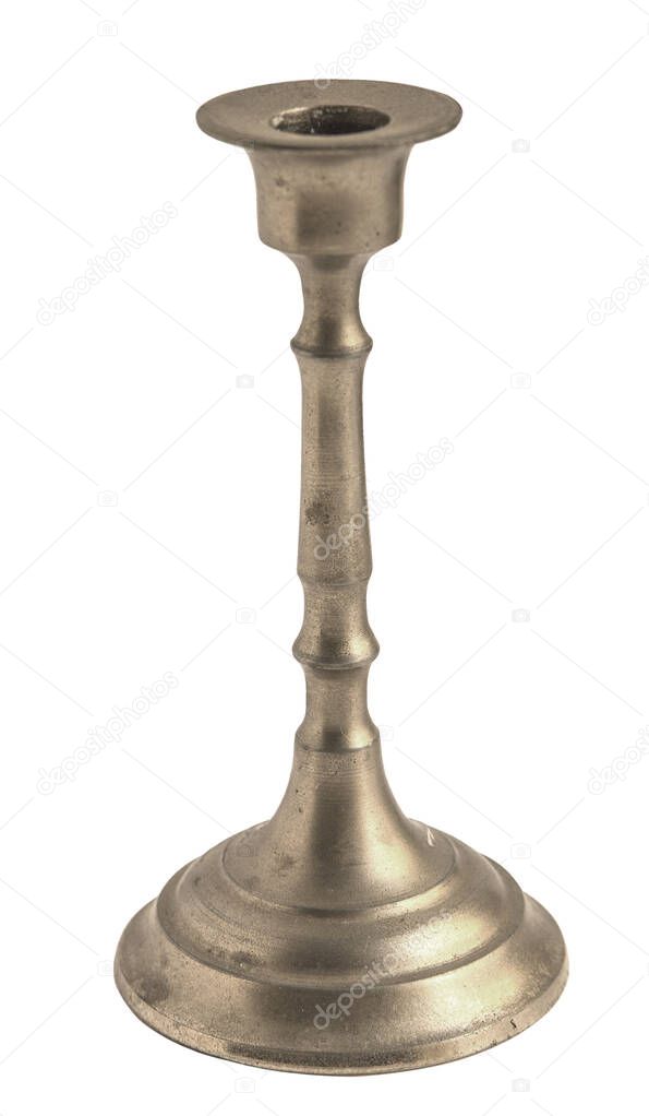 candelabrum, candle stand, candlestick isolated on white background
