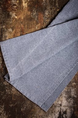 Güzel altın arka plan ve mavi havlu. m için arkaplan