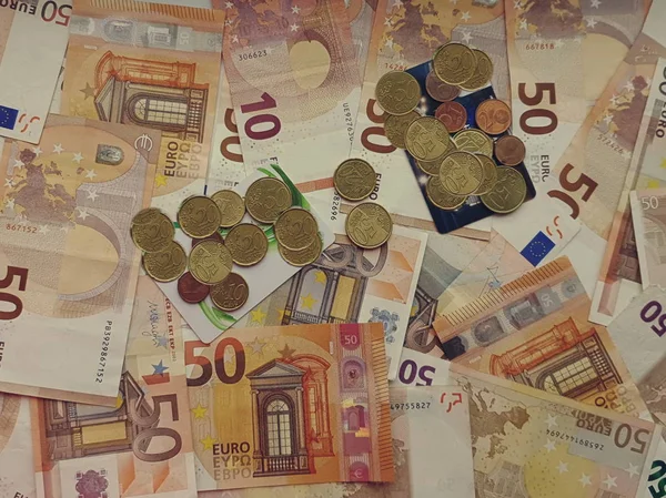 Euro Lavagem Dinheiro Close Fundo Mantenha Dinheiro Banco Pão Dinheiro — Fotografia de Stock