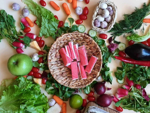 Légumes Fruits Nature Morte Paprika Rouge Olive Verte Poivron Doux — Photo