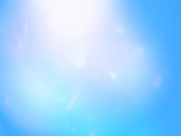 青い空の光抽象的な背景青いデジタル色の光現代的なテクスチャ異なる色合いパターン 白い雲の日光効果 — ストック写真