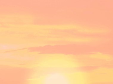 Pembe günbatımı silüeti Panoramik manzara romantik yaz günbatımı akşam arkaplanı 