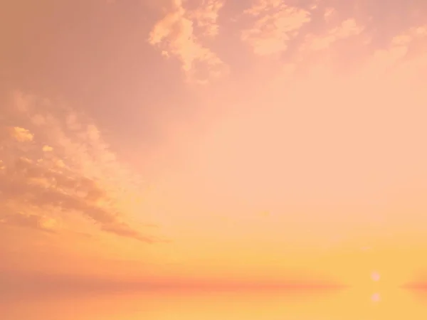Pink Sunset Skyline Panoramic View Romantic Summer Sunset Evening Background — Stock Photo, Image