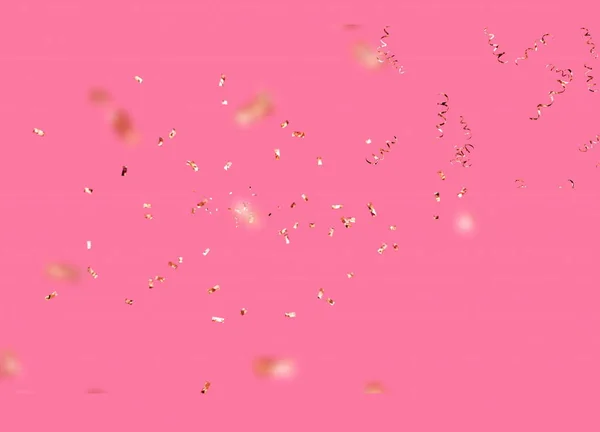 Розовый Сиреневый Свет Фон Золотым Элементом Абстрактный Шаблон Иллюстрации Баннер — стоковое фото