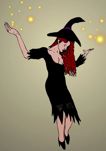 Magic witch image — Stock Photo, Image