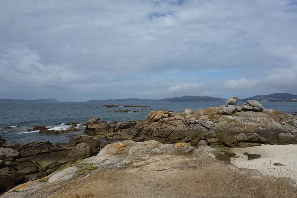 Samil beach, Vigo, Hiszpania — Zdjęcie stockowe